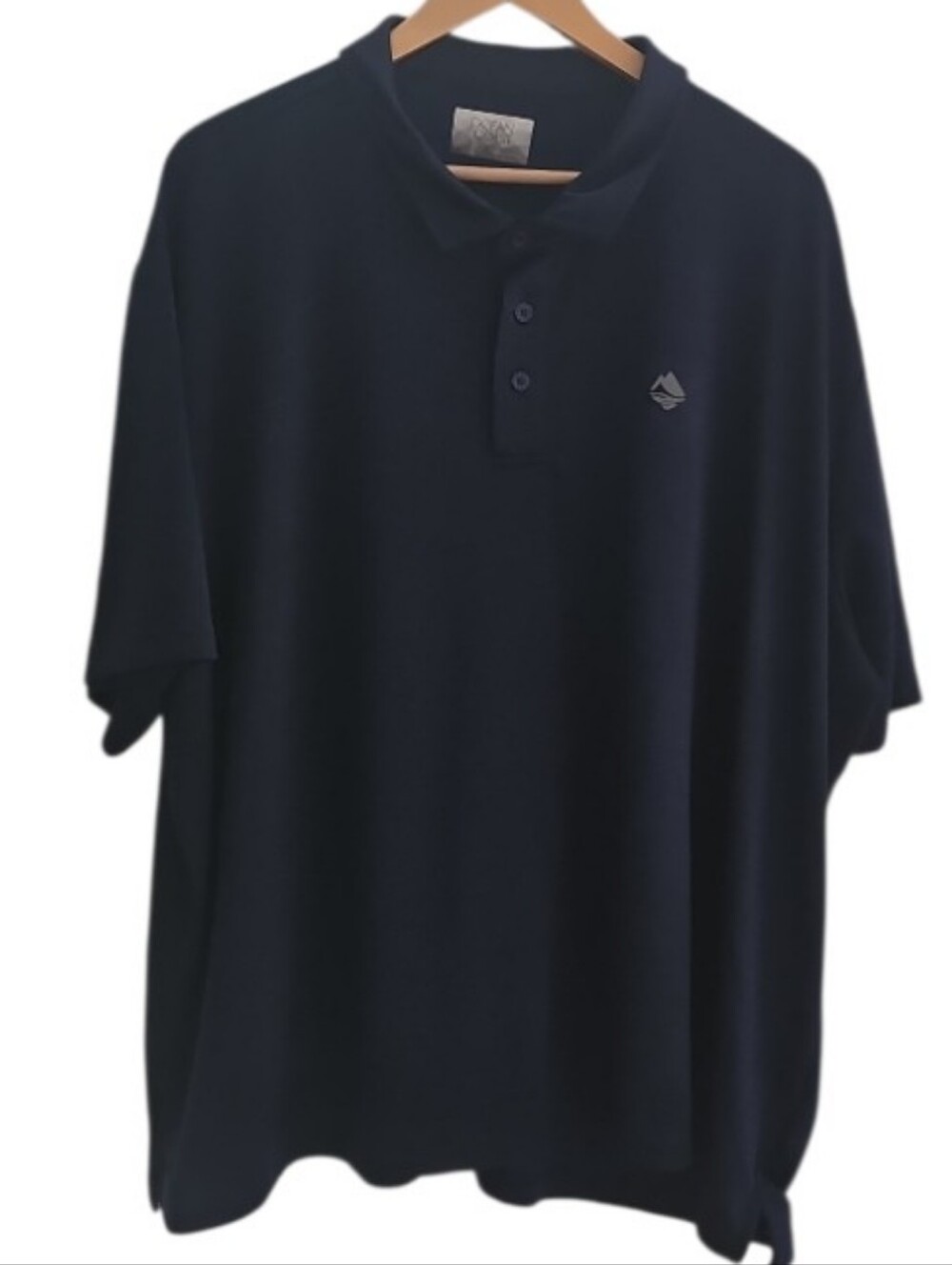 Ocean Coast Polo Shirt Men 4X Navy Performance Casual Golf Big Tall Short Sleeve